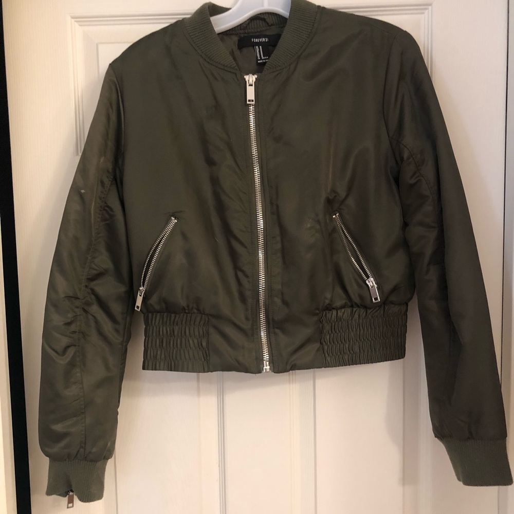 Forever 21 bomber jacket